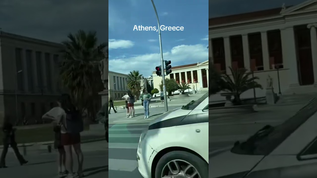 Driving in Athens, Greece. #travel #exploreathens #greekcity #vacation #athens #travelideas