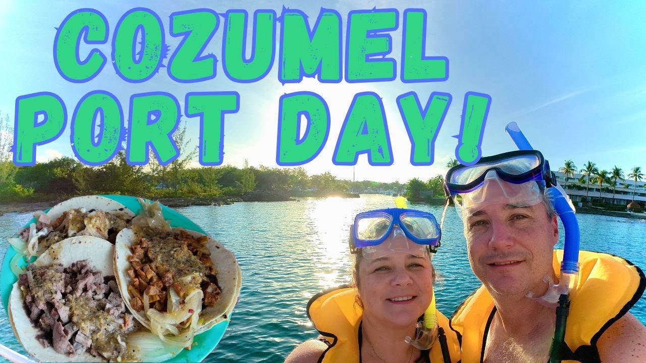 Fury Beach and Snorkel Fun & Blue Truck Tacos in Cozumel!