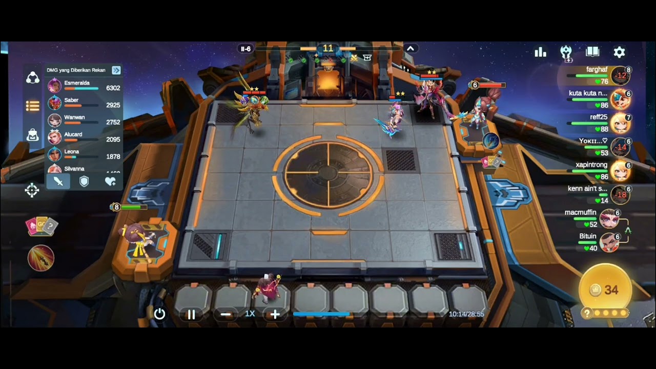 GAMEPLAY BERMAIN WANWAN DI SEASON 5|MAGIC CHESS GOGO 