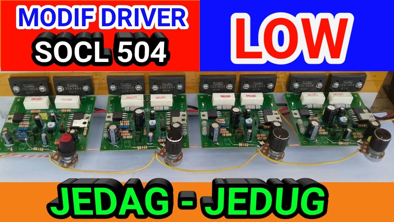 Modif SOCL 504 Untuk LOW -15 inch
