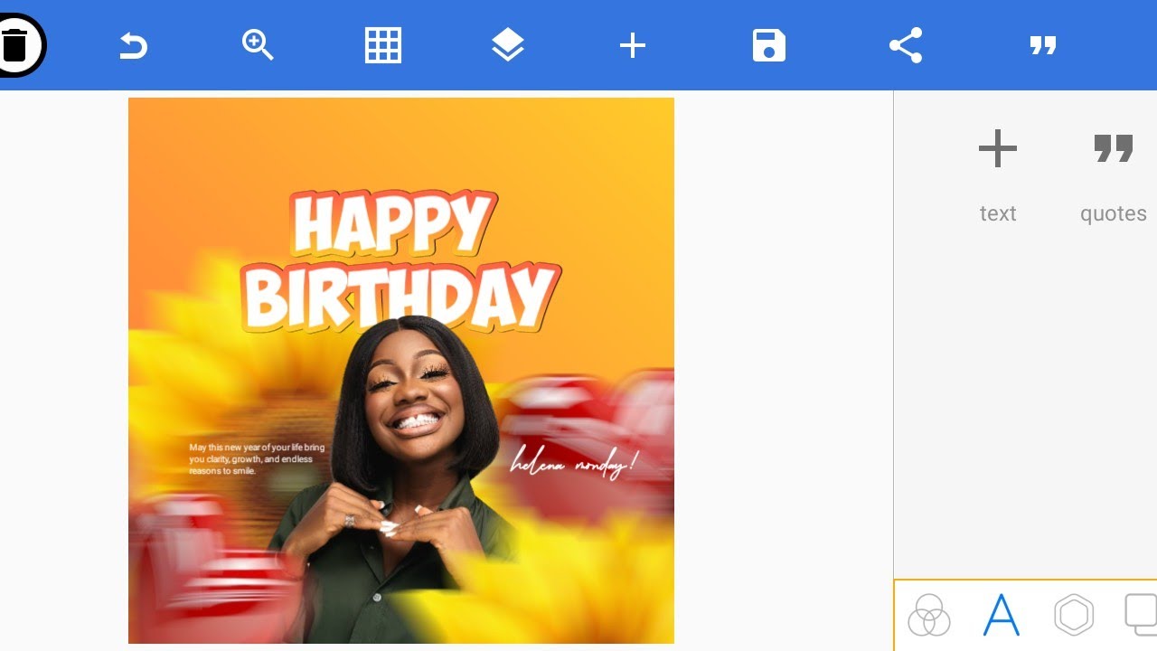 How To Create Beautiful Birthday Flyers With Pixellab 