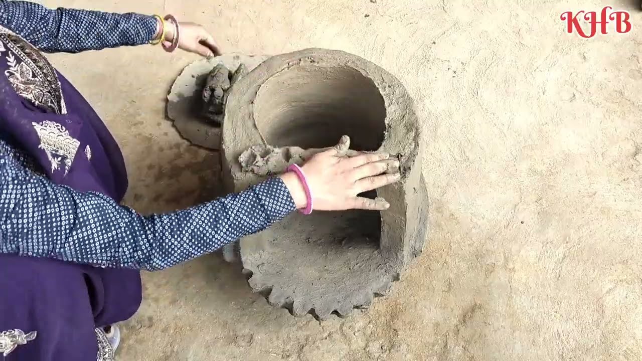 नया डिजाइन मिट्टी का चूल्हा बनाएं और अपना रसोई घर को चमकाएं शानदार तरीके से l उठाओ चूल्हा #viral 