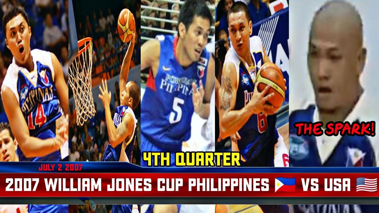 Philippines vs USA l 4th Quarter l 2007 William Jones Cup