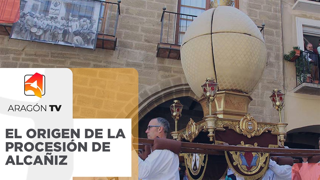 ¿Cuál es el origen de la Procesión de las Palometas de Alcañiz?