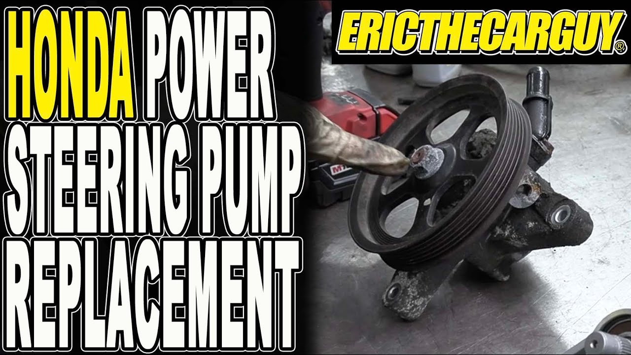 Honda J Series Power Steering Pump Replacement