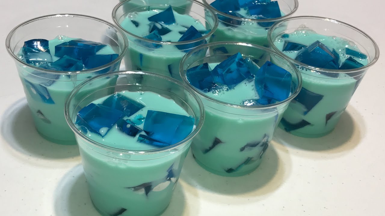 Gelatinas Individuales Mora Azul 2 Ingredientes Para Mesa De Postres
