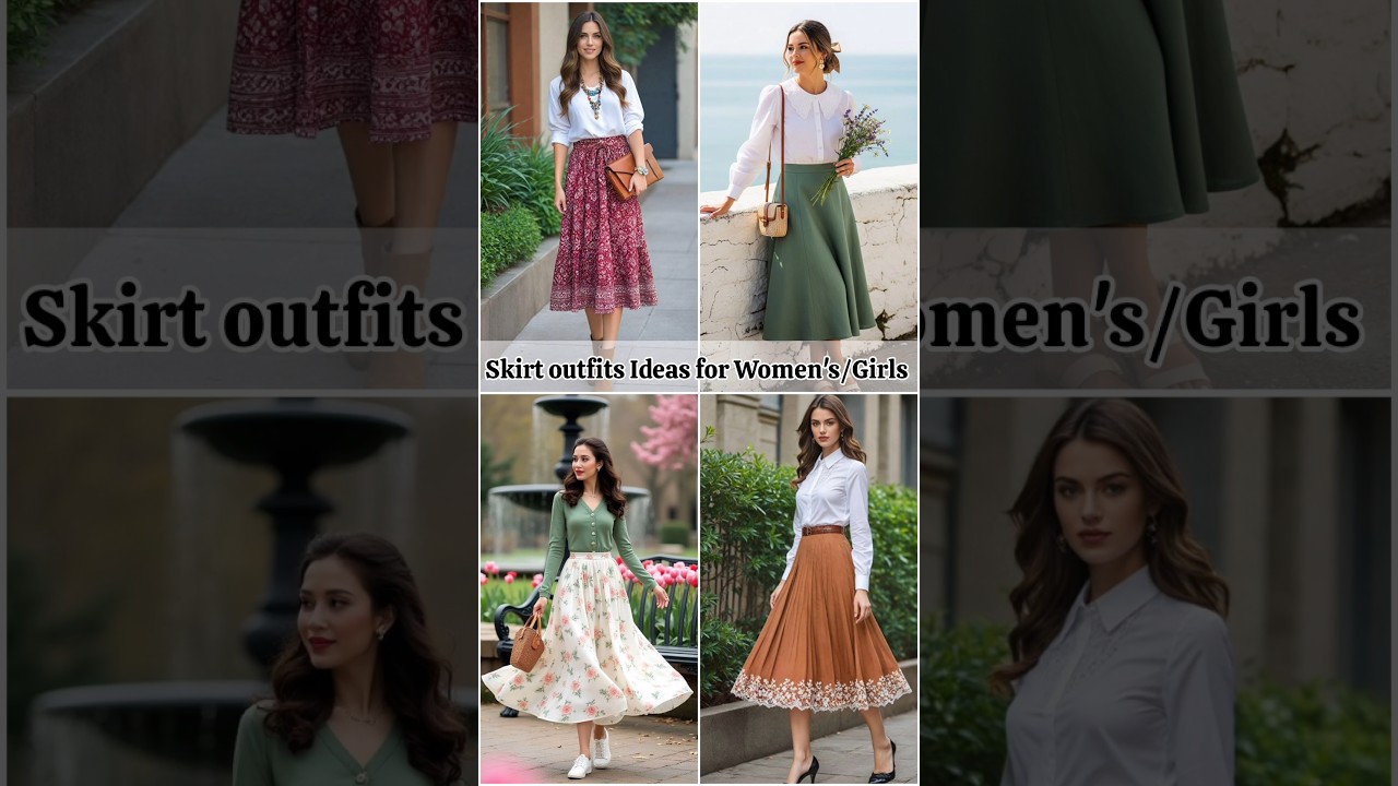 Stunning Skirt Outfit Ideas for Women and Girls 