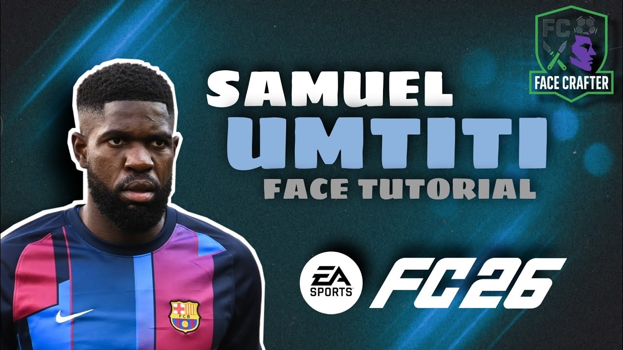 Make Samuel Umtiti in EA FC 26 | Umtiti Pro Clubs Face Creation Tutorial FC 26
