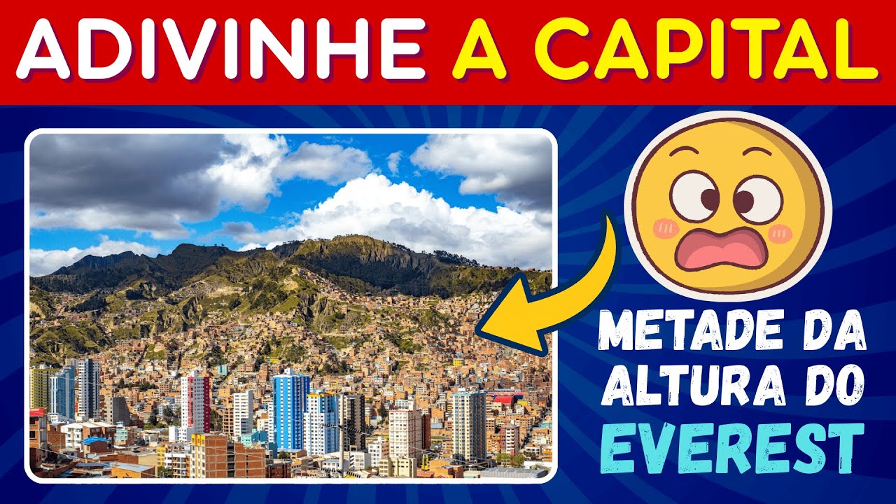 🌍🧠 Adivinhe as Capitais do Mundo! | Quiz Geográfico & Desafio Mental