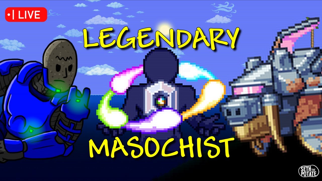 [VOD] Terraria LEGENDARY MASOCHIST - Day 23 Part 2 BARON TODAY
