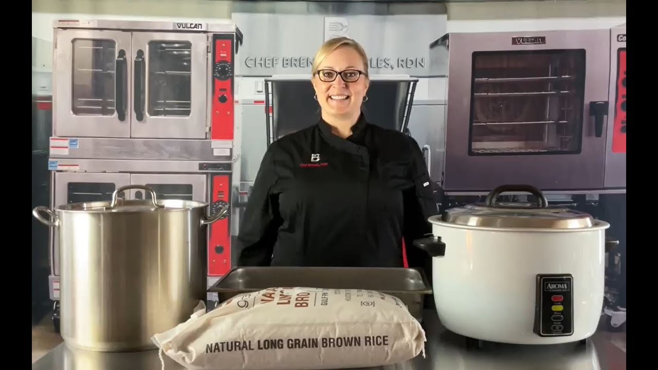 Rice Cooking in Foodservice with Chef Brenda, RDN