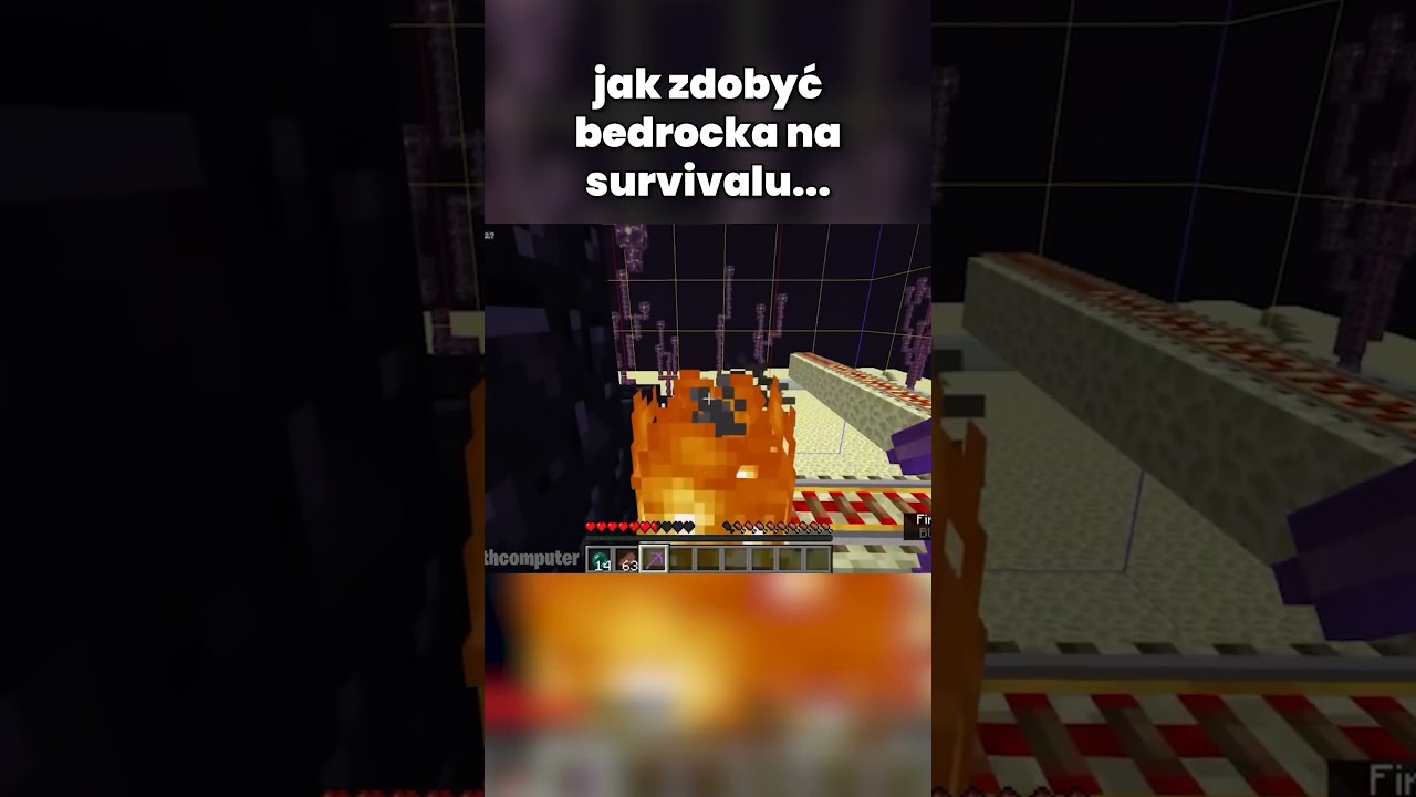 jak ZDOBYĆ BEDROCK na SURVIVALU...