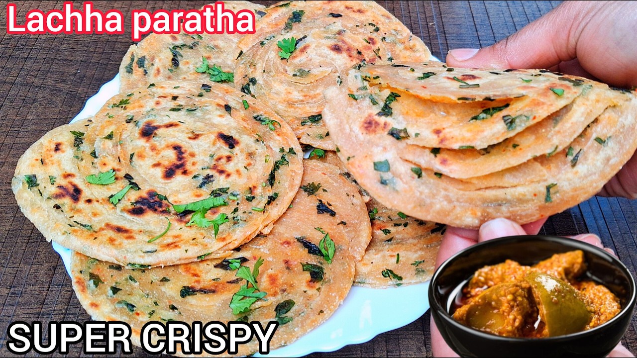 Sirf 5 Minute mein Dhaba Jaisa Lachha Paratha | 50 Layers Wali Secret Recipe |  step by step Paratha
