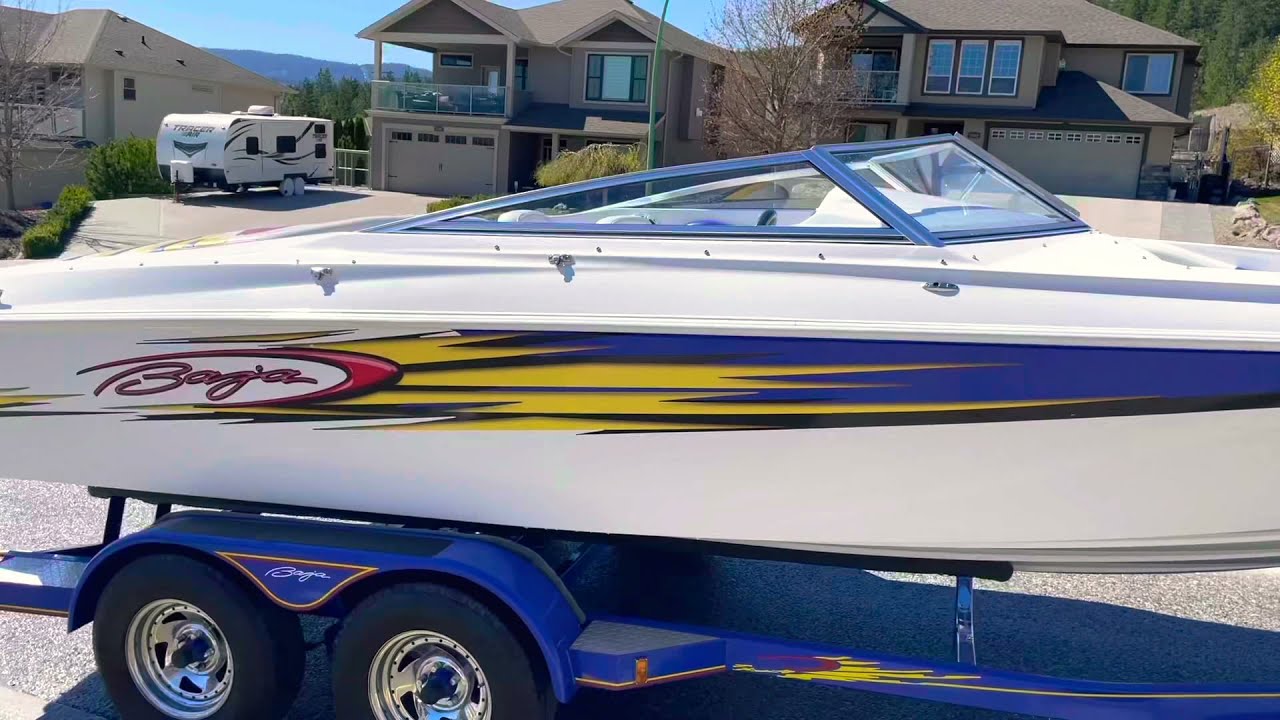 Baja boat walk around ,start up and test run on the water getting ready for summer fun