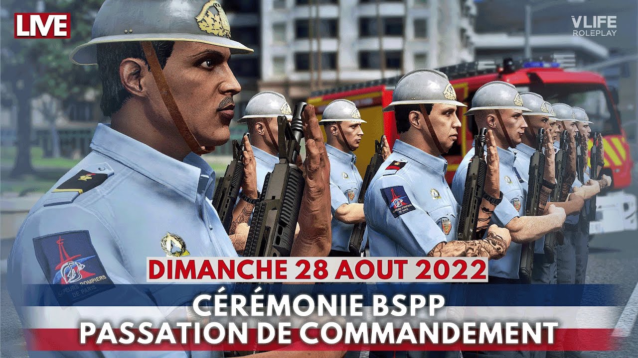 vLIFE RP | BSPP - PASSATION DE COMMANDEMENT | GTA 5 RP
