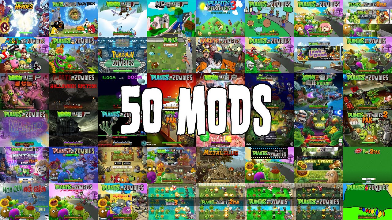 Plants vs Zombies: 50 different versions | Plants vs Zombies 13th Birthday