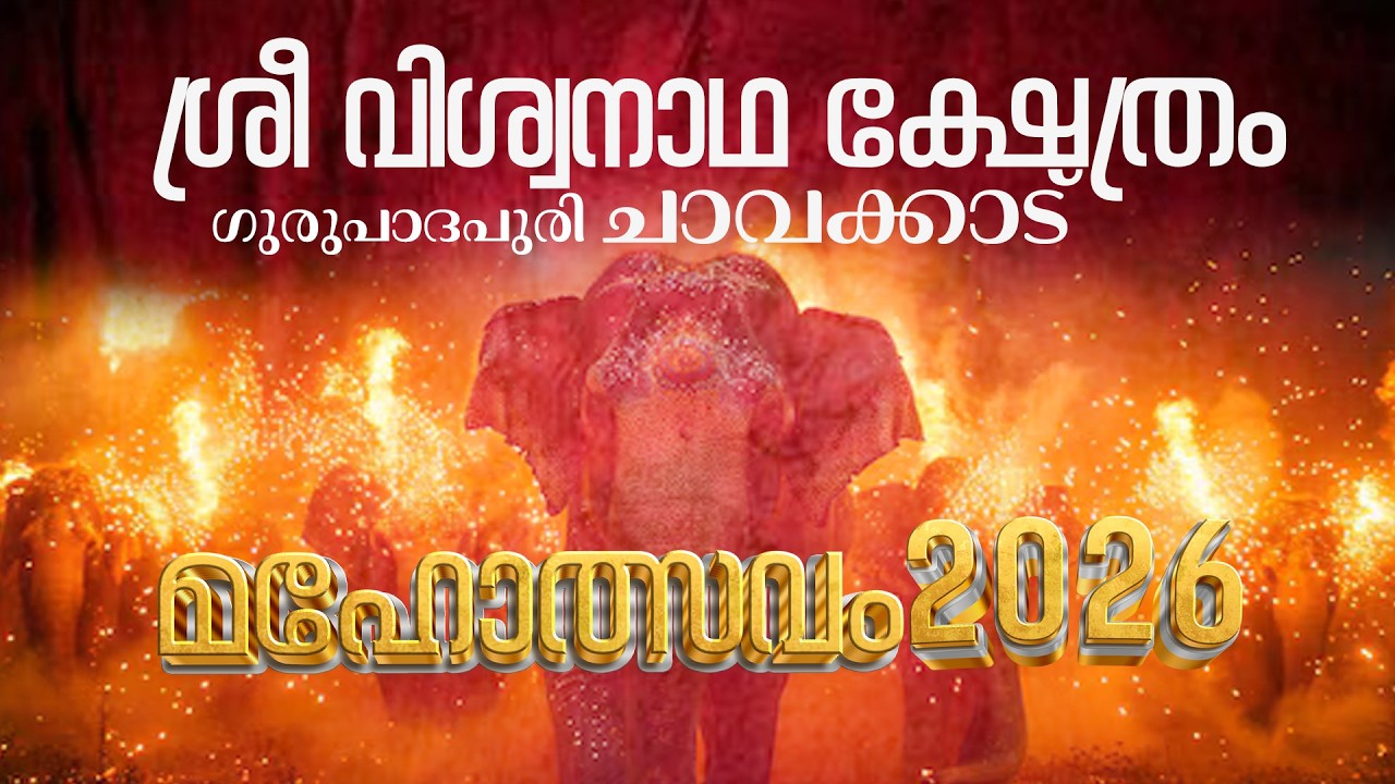 വിശ്വനാഥ ക്ഷേത്രം മഹോത്സവം | 24th ഫെബ്രുവരി 2026 | Live