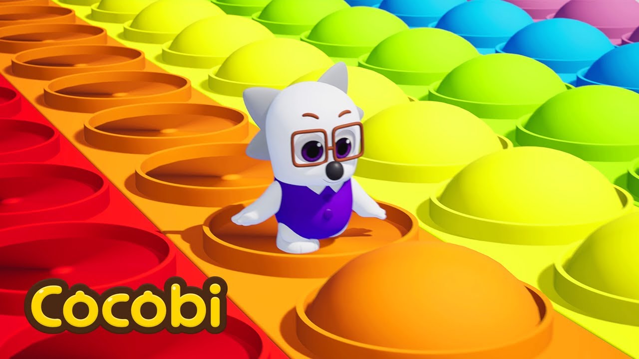 Learn Colors with Pop it | Color Videos for Kids🌈Cocobi