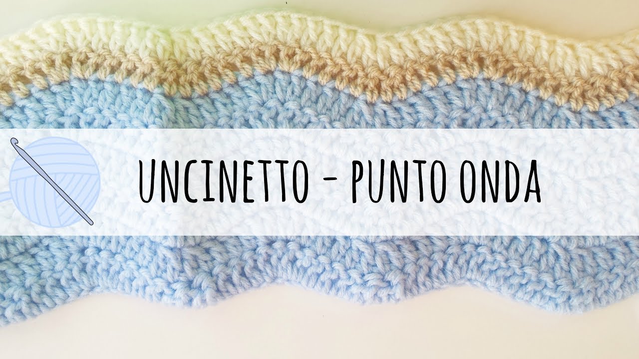 Tutorial uncinetto - come fare una copertina a punto onda