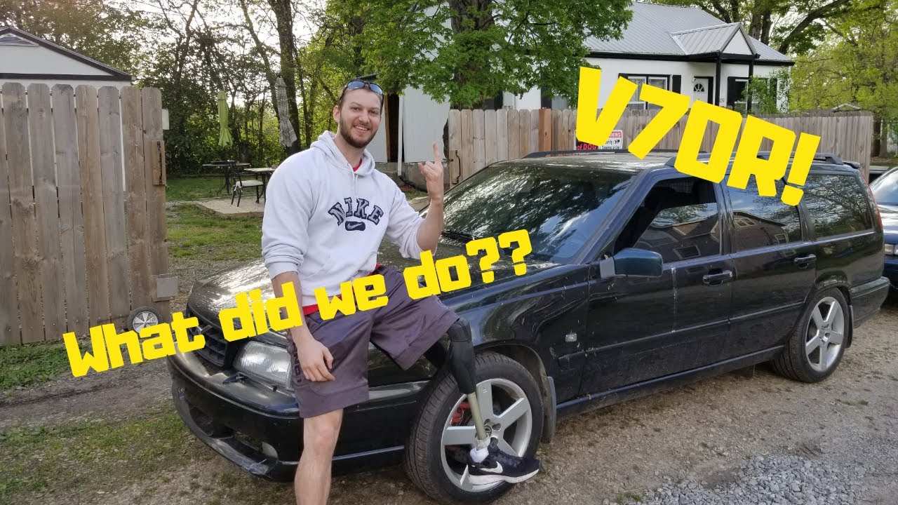 WE DID A THING! We bought a  2000 Volvo V70R wagon!
