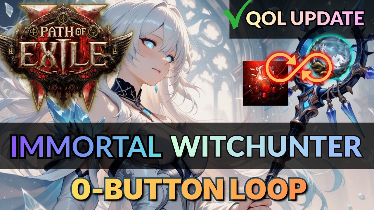 [PoE 2] Comfy AFK Witchhunter ft. Ignite Immunity and Perma Archon | 0.5.5 Forbidden Rites