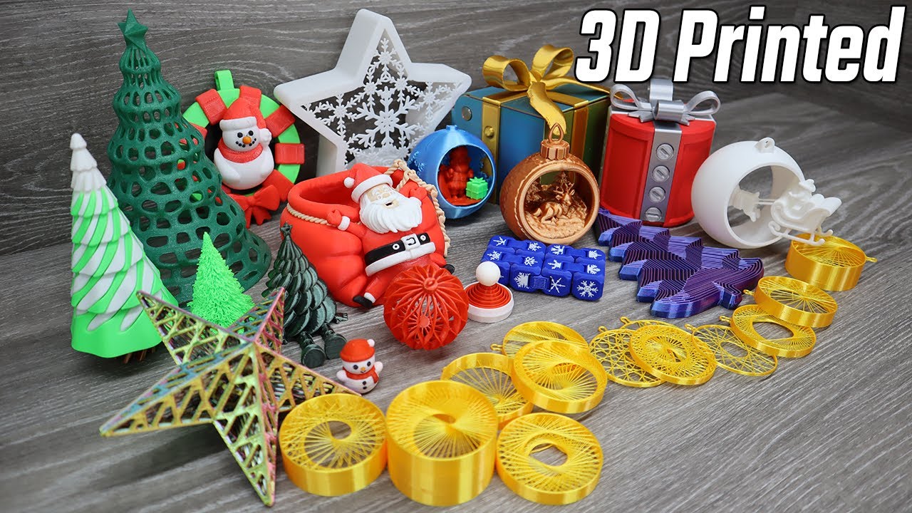 19 Incredible Christmas 3D Prints You Need This Holiday Season! 🎅🎄
