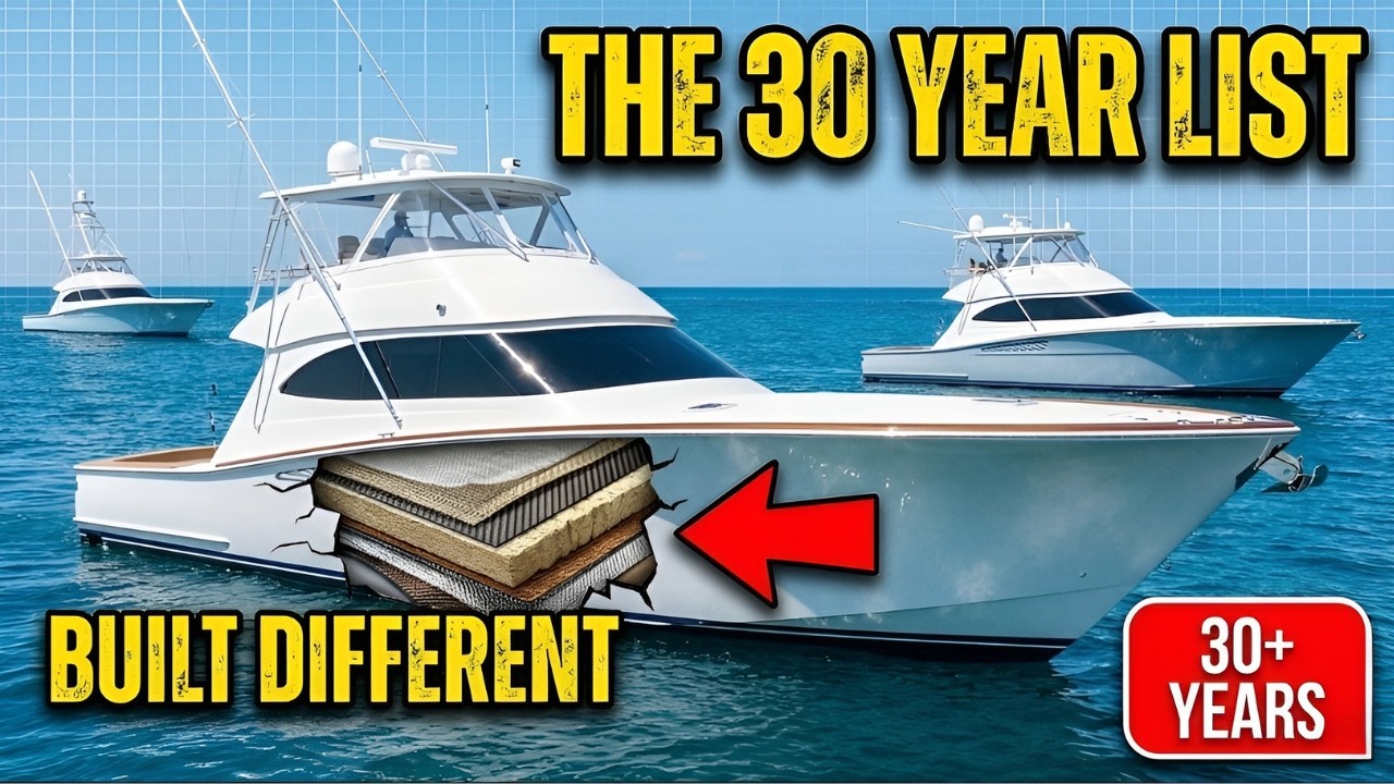 The ONLY 7 Yachts That Last 30+ Years in Saltwater