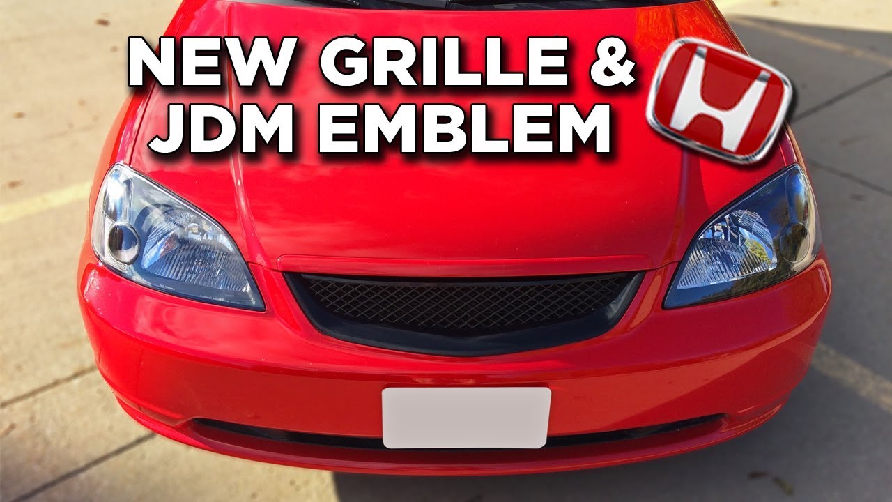 Установка новой решетки радиатора и эмблемы Honda JDM | Проект EM2