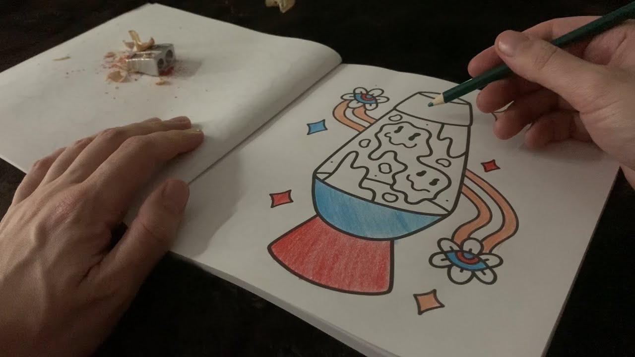 ASMR | Colouring | Crackles and Scratches