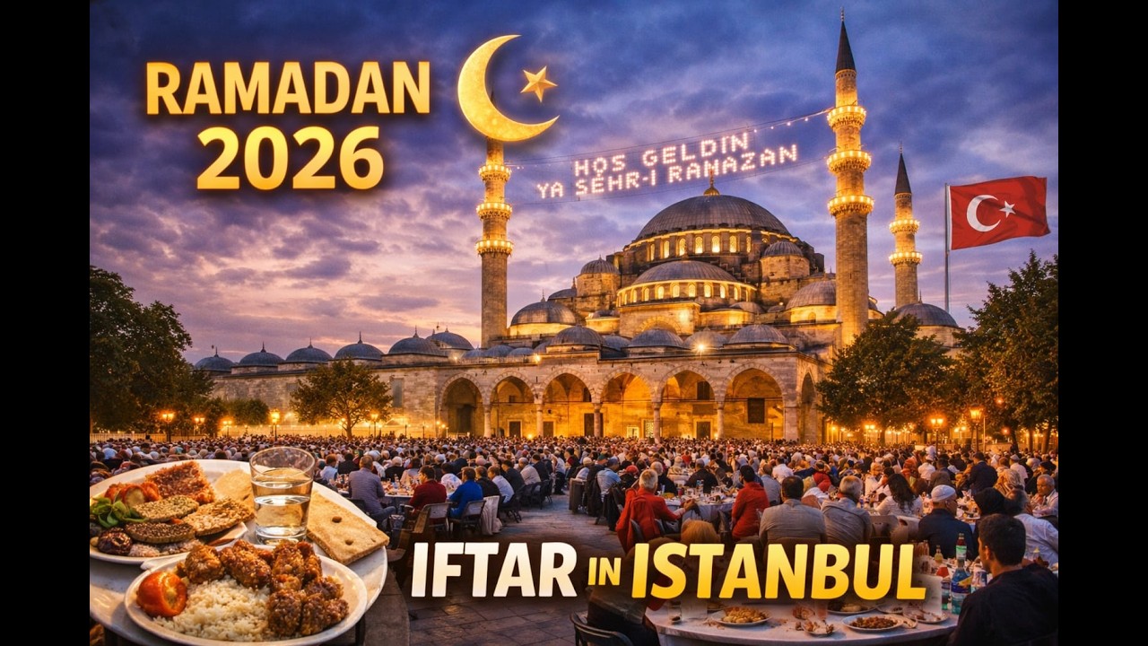🇹🇷🌙 Iftar at Süleymaniye Mosque in Ramadan 2026 🕌✨