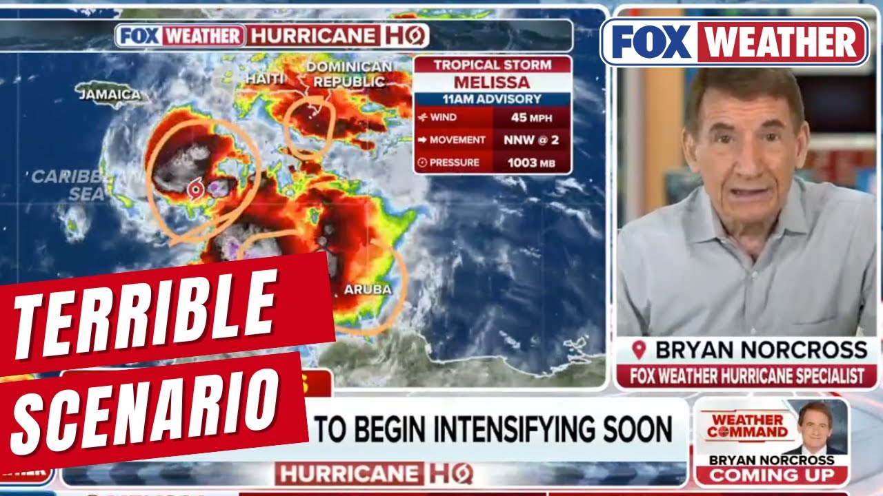 Bryan Norcross: Tropical Storm Melissa To Begin Intensifying Soon