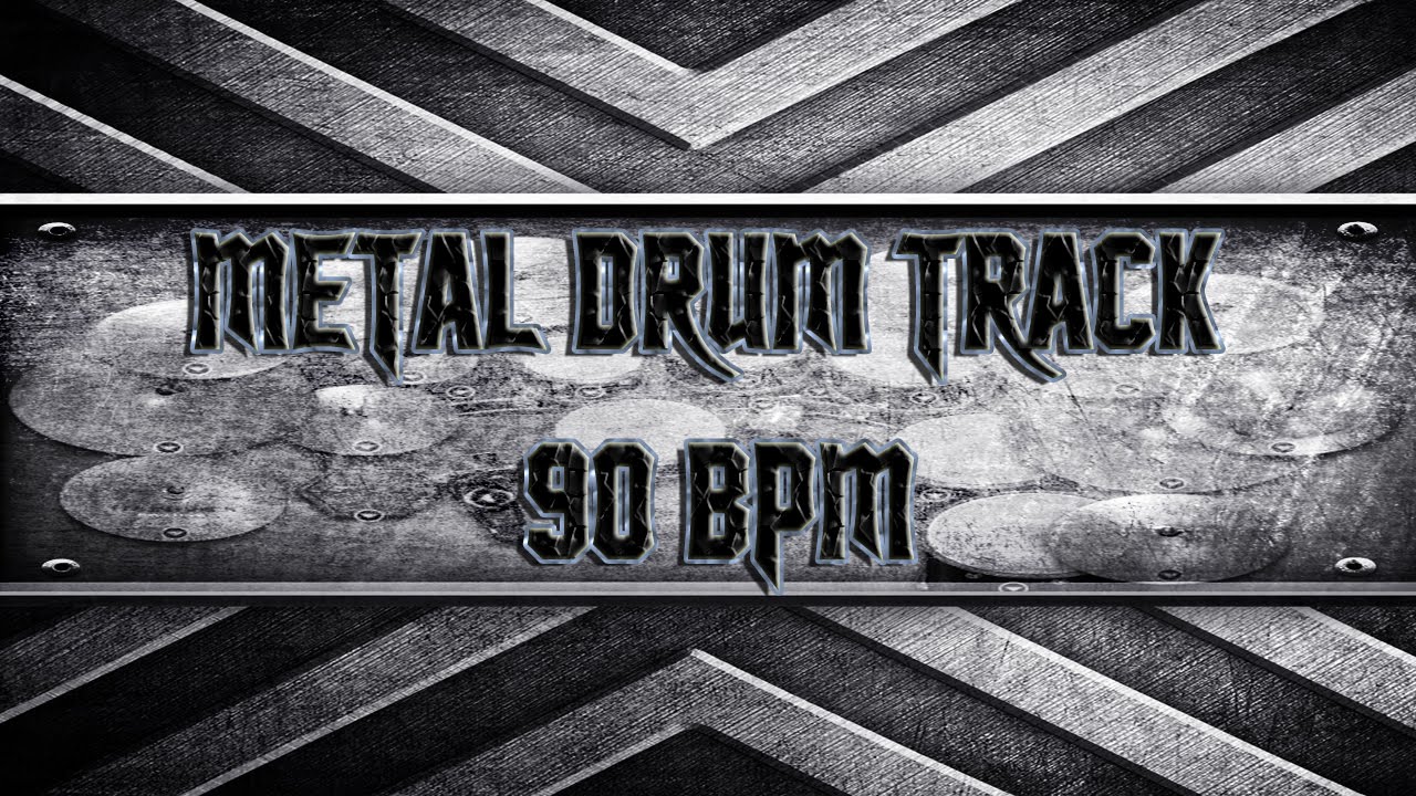Disturbed Style Metal Drum Track 90 BPM (HQ,HD)
