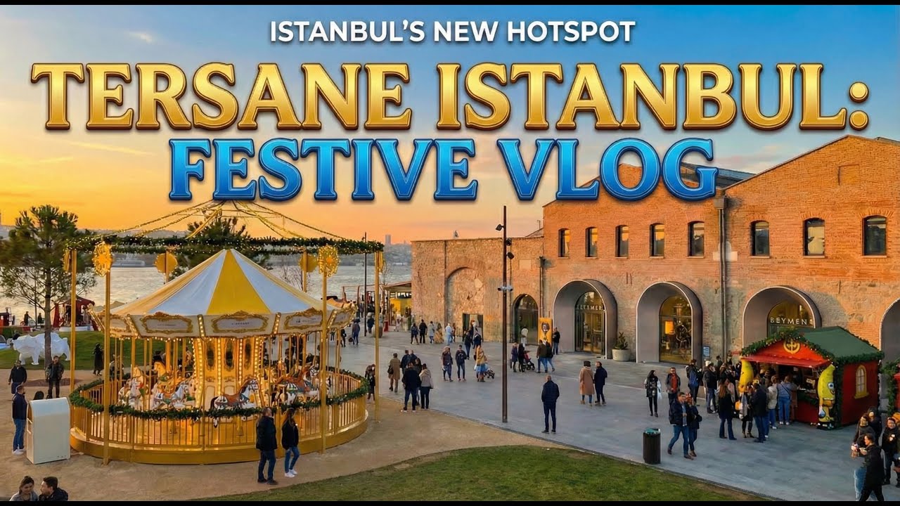 Tersane Istanbul Mall at Christmas | Winter Town & Rixos Tersane Istanbul