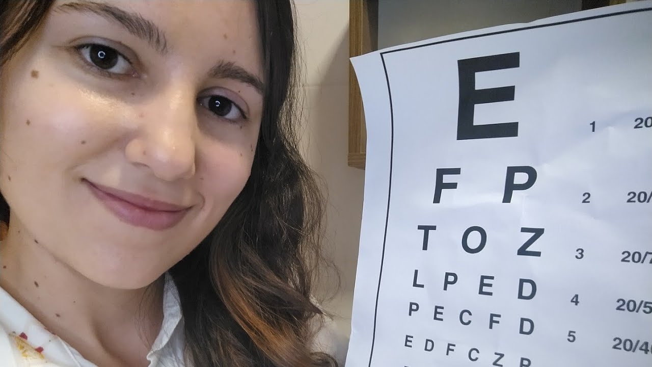 ASMR Exame de visão