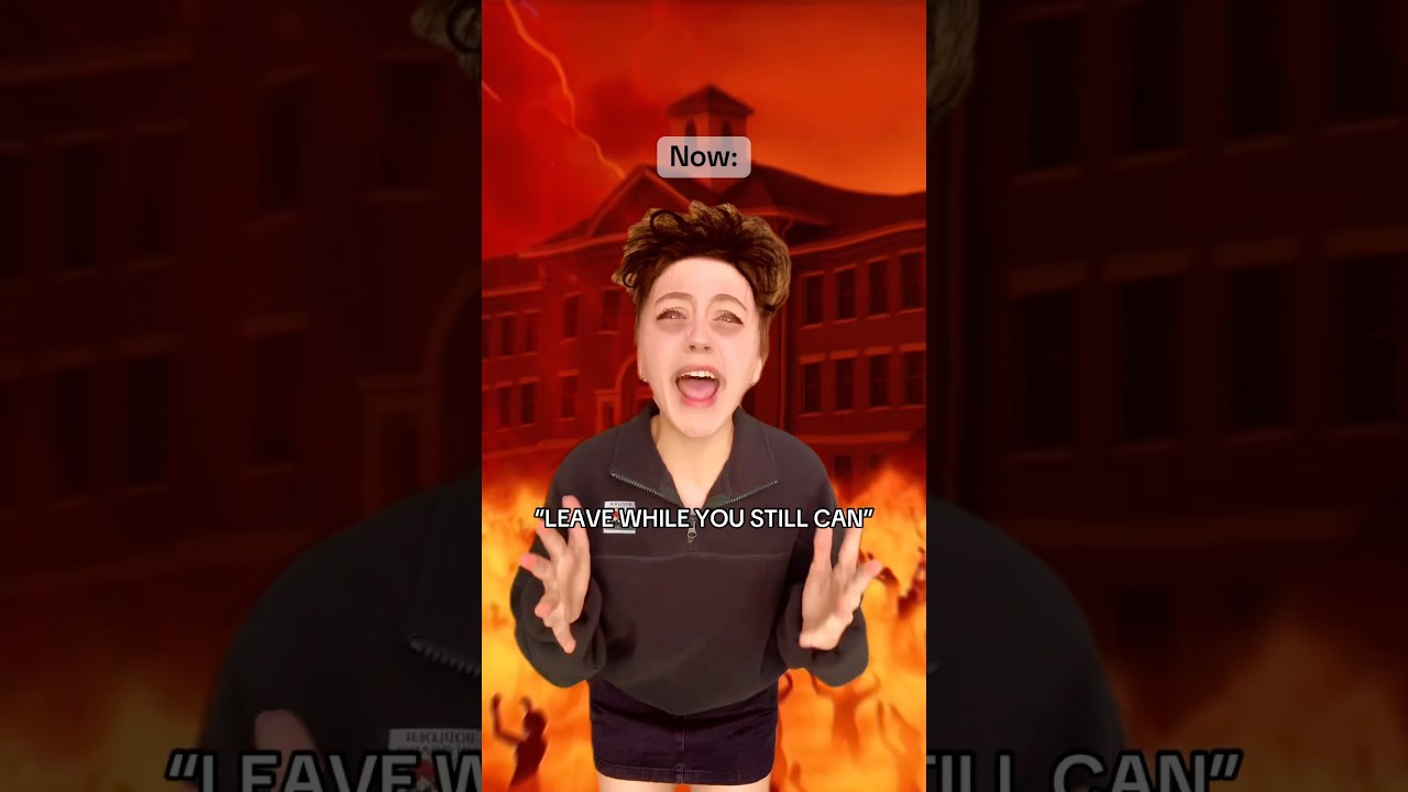 School as a kid vs school now #pov #skit #relatable #comedy