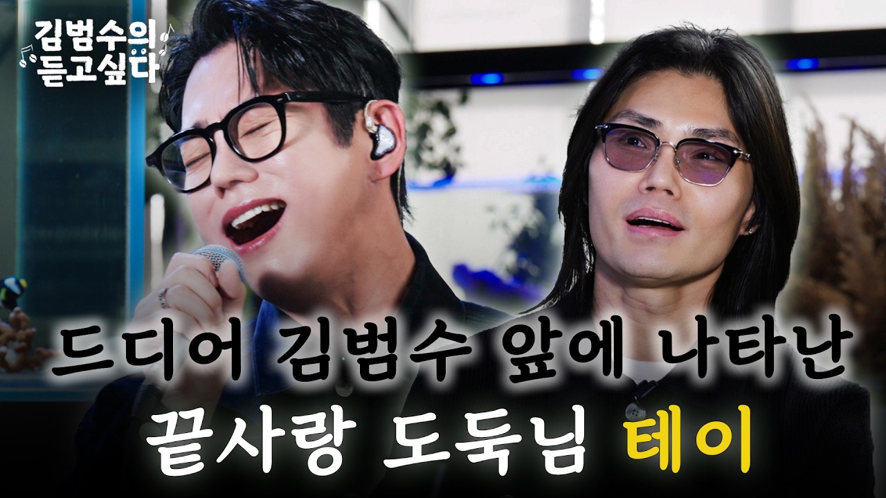 드디어 김범수 앞에 나타난 끝사랑 도둑님 테이 | 김범수의 듣고싶다🎶 EP.28 (guest. 테이)