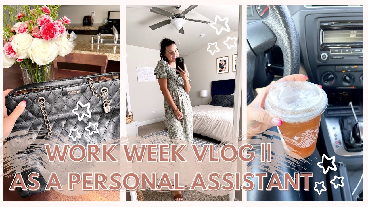 A WEEK IN MY LIFE AS A PERSONAL ASSISTANT + What's In My Work Bag✨💗