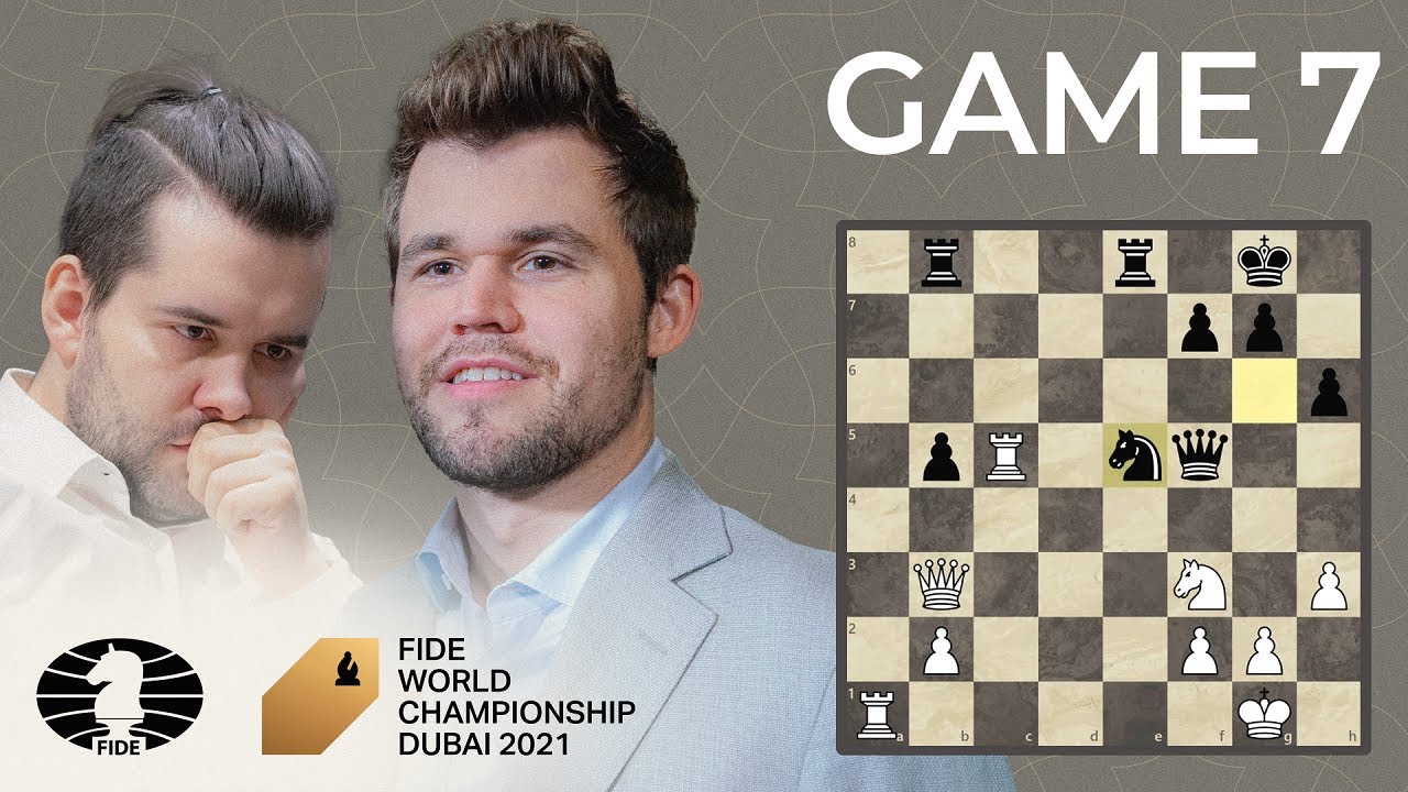 FIDE World Chess Championship Game 7 | Carlsen vs. Nepo | !format !results