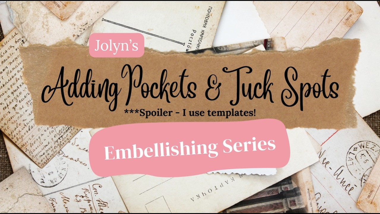 Adding Pockets & Tuck Spots ***Spoiler: I Use Templates!