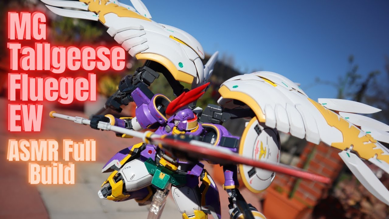 MG Tallgeese Fluegel EW- ASMR Full Build - in 12 mins (Custom Painted)