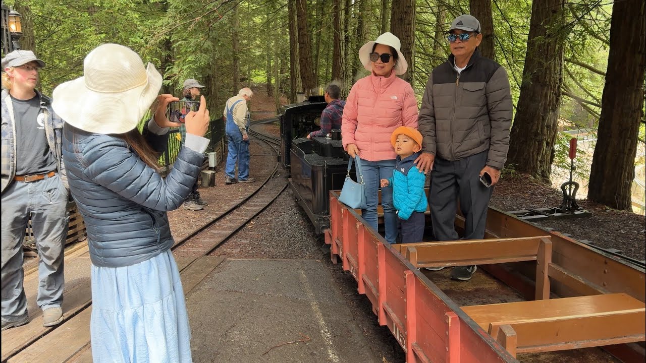 Tilden Regional Park Steam Train Ride, Berkeley CA 6/08/2024