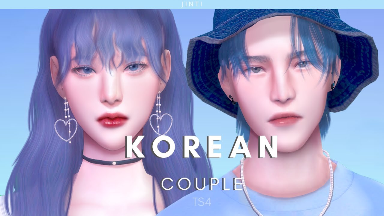 [TS4] CREATE A SIM - KOREAN COUPLE + DOWNLOAD