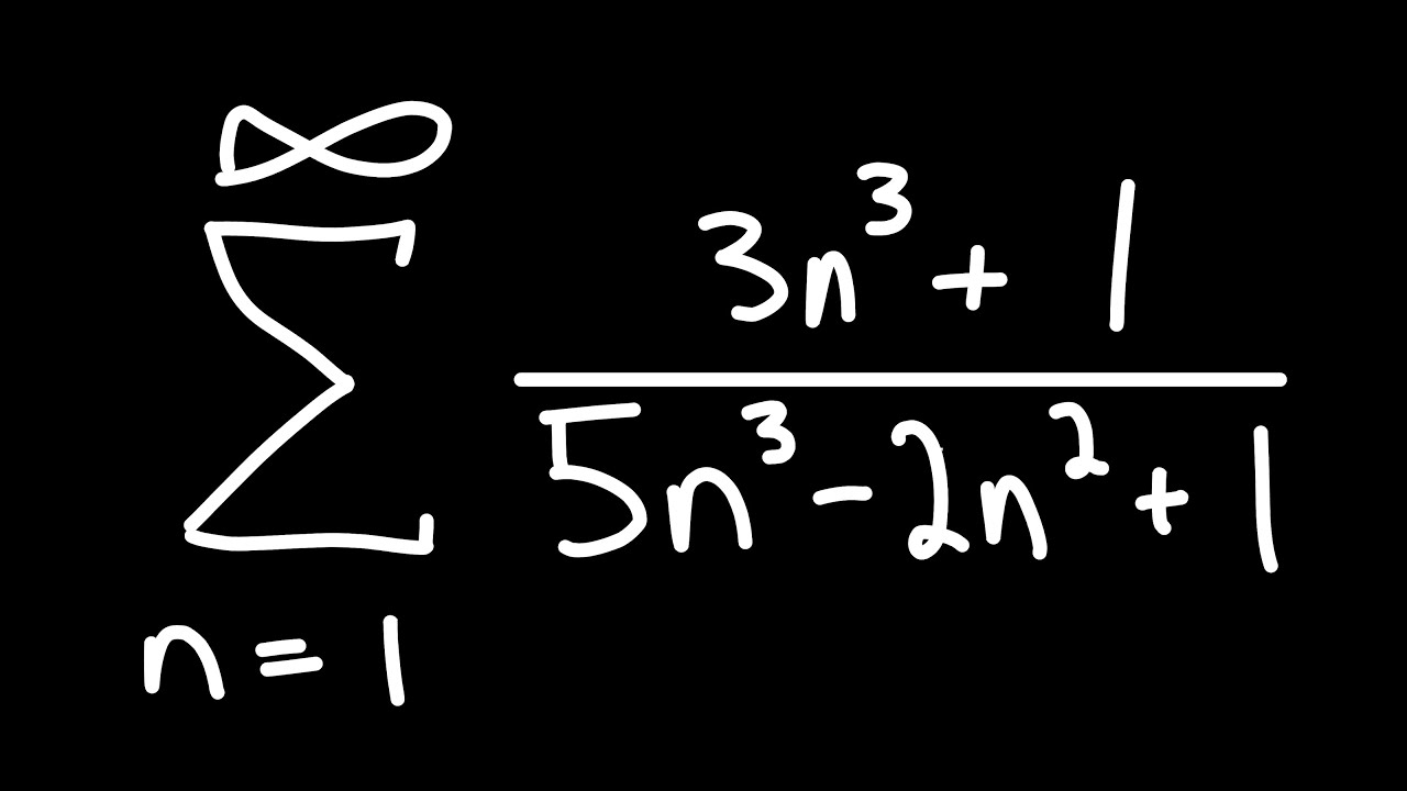 Sum of (3n^3+1)/(5n^3-2n^2+1)