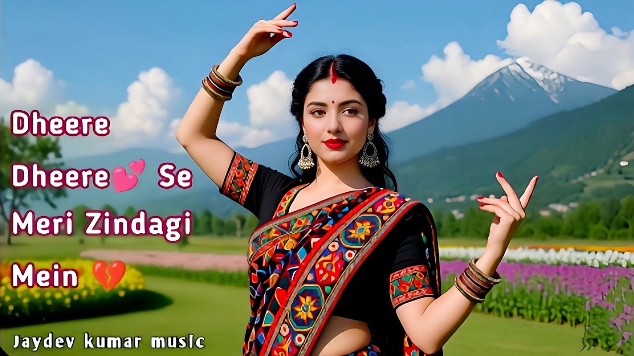 Dheere Dheere Se Meri Zindagi 💕 ((Love Song)) 💔 | 90s style old bollywood Heart Touching Hindi Song