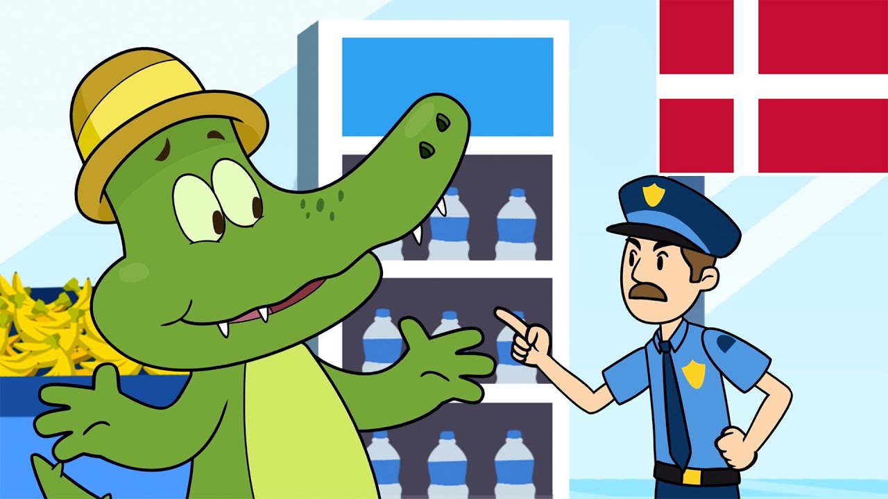 Der Kommer Arne Alligator (dansk)