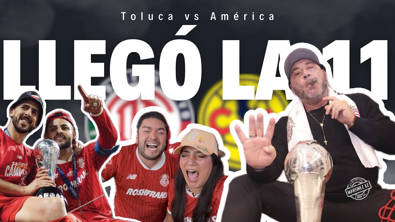 CAMPEONES 🏆 Llegó la 11 😭|Reacción desde el ESTADIO |Vlog 75| Liga MX🇲🇽|CL25 FINAL| Toluca👹🆚🦅América