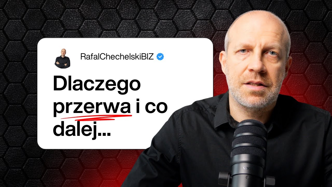 Przerwa i co dalej z kanałem i moim wsparciem.