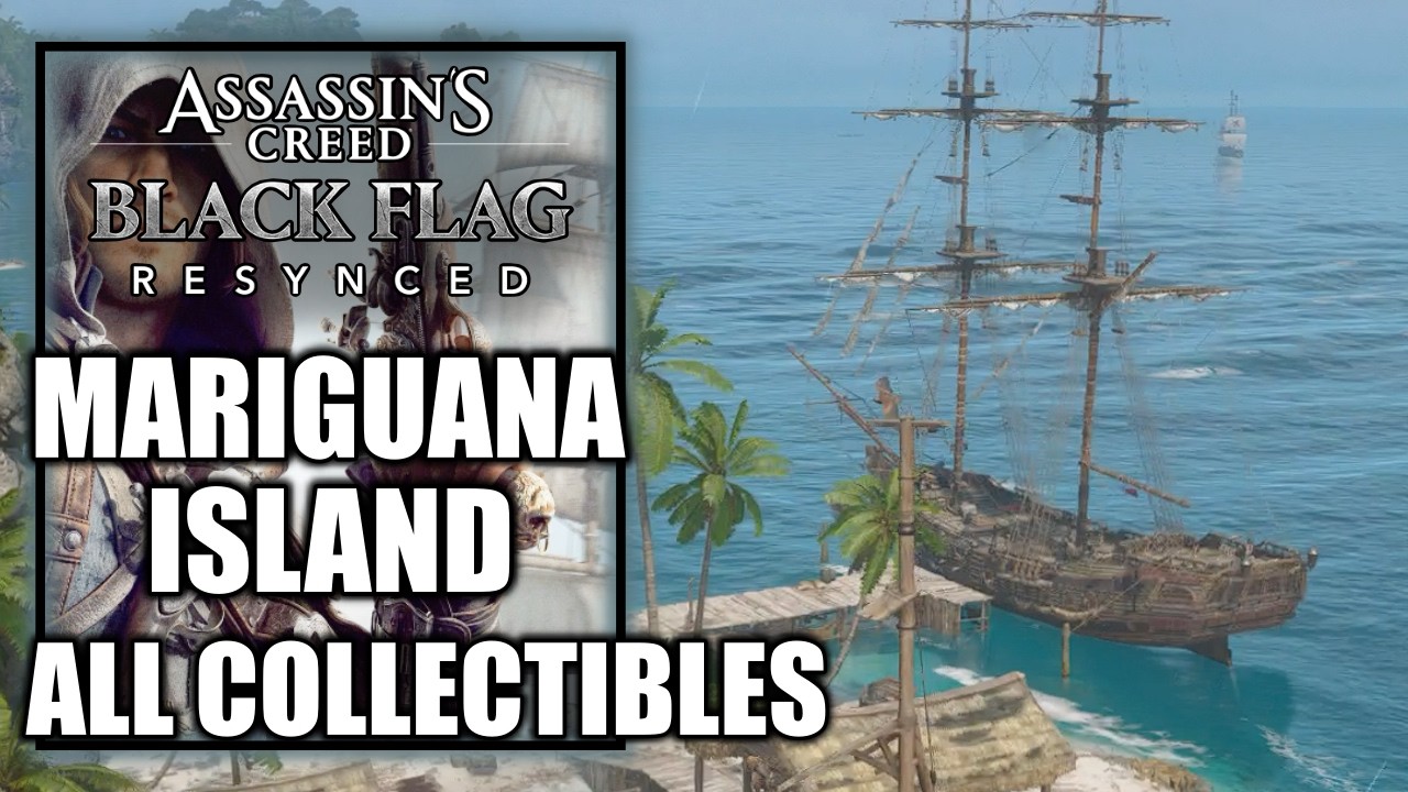 Assassin's Creed Black Flag Resynced - Mariguana Island All Collectibles