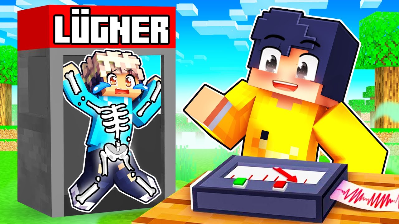 LÜGENDETEKTOR an meinen BESTEN Freunden TESTEN in Minecraft!