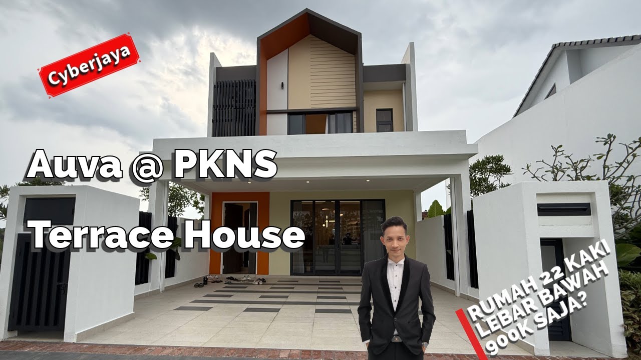 AUVA By PKNS | RM880,000 Dapat Rumah Teres Lebar 22x70 BETUL DALAM CYBERJAYA!! 4 Bilik 4 Tandas